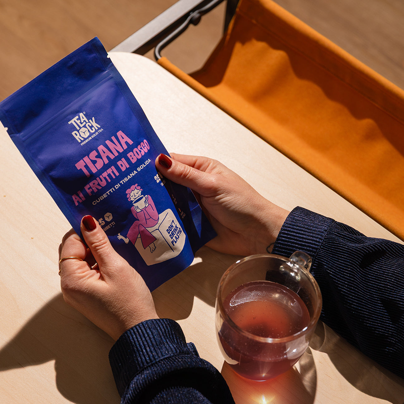 Wild berry herbal tea